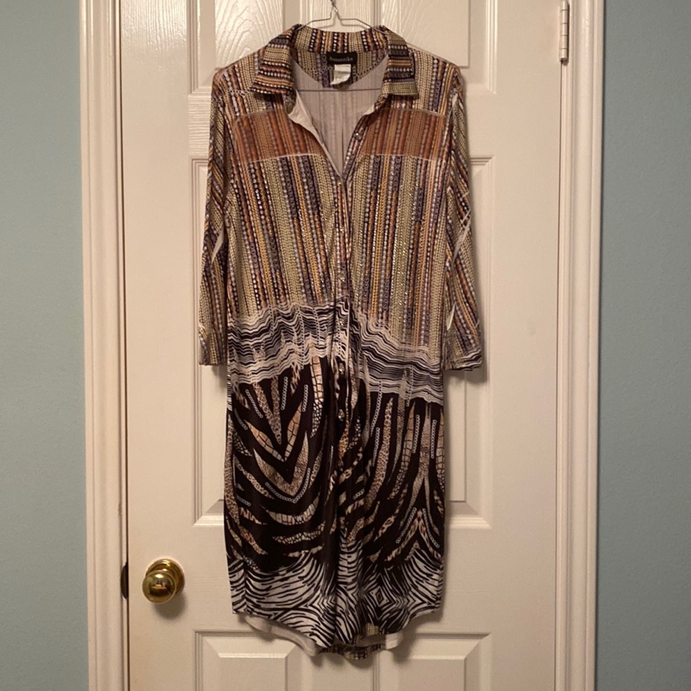 ✨Beautifully Stoned, Patterned Dress✨